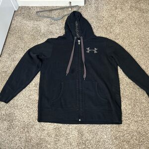 Under Armour Black Hoodie with Logo